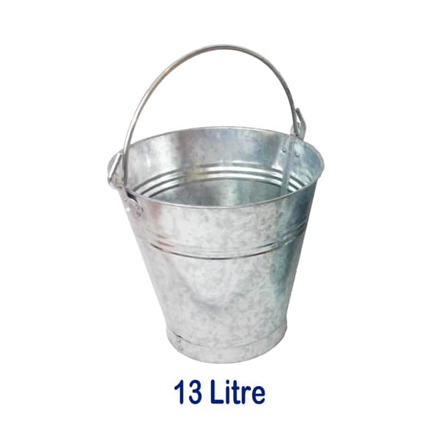 Galvanized Bucket 13 Litre